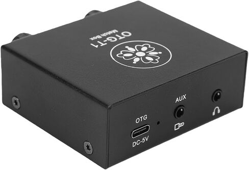CHICIRIS OTG Audio Adapter with USB C Power and Dual Headphone Jacks for Live Streaming Recording on Phone PC Laptop in Kuwait