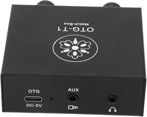 CHICIRIS OTG Audio Adapter with USB C Power and Dual Headphone Jacks for Live Streaming Recording on Phone PC Laptop in Kuwait