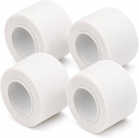 Silk Like Medical Tape, Woven Cloth, 1 in x 10 yd, 4 Rolls in Kuwait