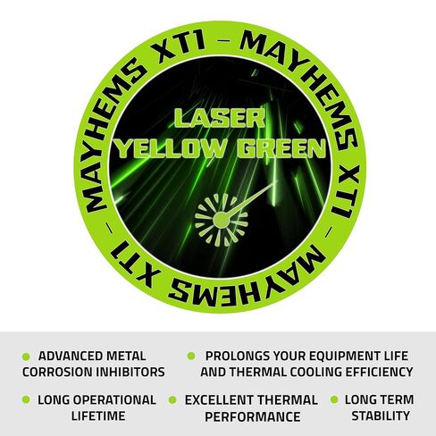Mayhems - XT1 Concentrate PC Coolant - Computer Water Cooling Fluid - Liquid Cooling, Thermal Performance Series, 250 ml, Laser Yellow Green in Saudi Arabia