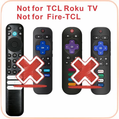 Smart Remote Compatbile with TCL Remote Control Replacement, Voice Control, New Upgraded RC802V Universal for TCL TV remotes, Google, Android Smart TVs, Control para remoto in Saudi Arabia