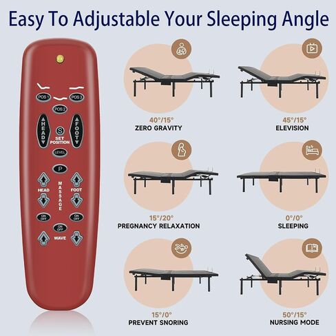 Replacement Remote for Leggett and Platt Wallhugger Scape Adjustable Bed in Kuwait