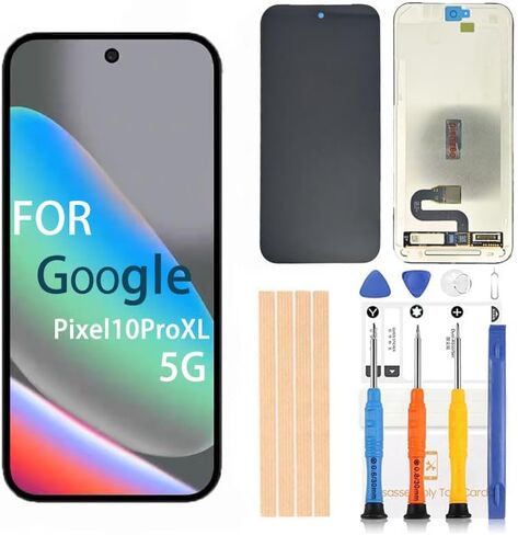 OEM 6.8 inch Super Actua AMOLED Digitizer for Google Pixel 10 Pro XL 5G Screen Replacement G45RY GUL82 GYPW4 Touch Digitizer Display Assembly with Frame (with Ultrasonic Fingerprint Sensor) in Kuwait