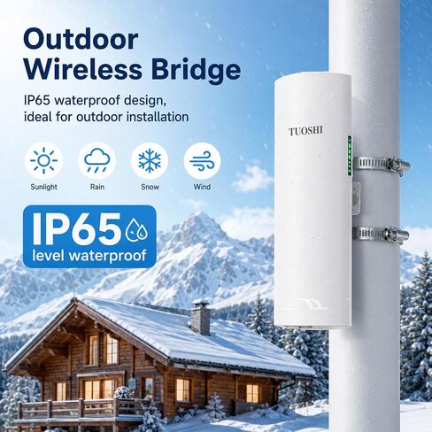 CPE828 3KM Outdoor Wireless Bridge 5.8GHz Point to Point WiFi CPE in Saudi Arabia