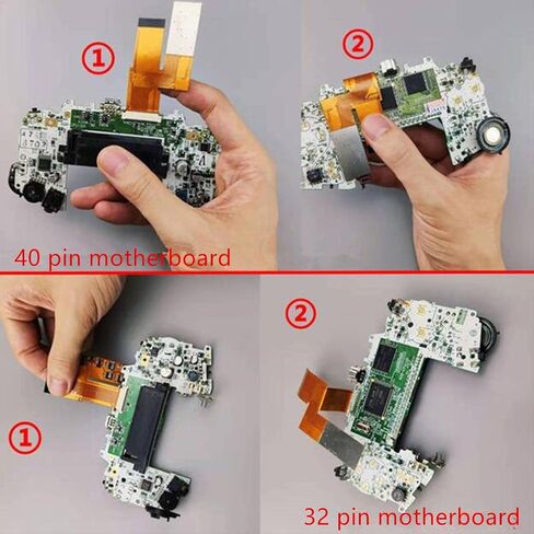 Hight light IPS LCD Screen for Motherboard 32Pin 40Pin 8-Level Light Brightness Suitable for GBA in Kuwait