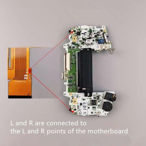 Hight light IPS LCD Screen for Motherboard 32Pin 40Pin 8-Level Light Brightness Suitable for GBA in Kuwait