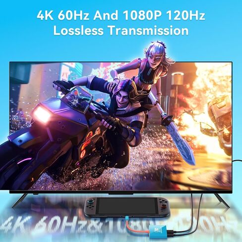 Switch 2 TV Dock [for Version 21.0.0] with 4K/60Hz HDMI 2.0A Adapter in Kuwait