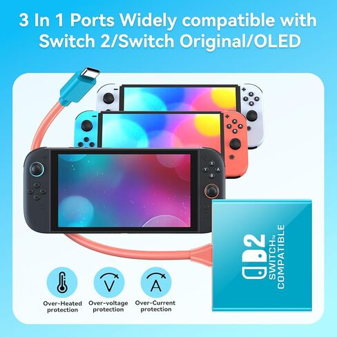 Switch 2 TV Dock [for Version 21.0.0] with 4K/60Hz HDMI 2.0A Adapter in Kuwait