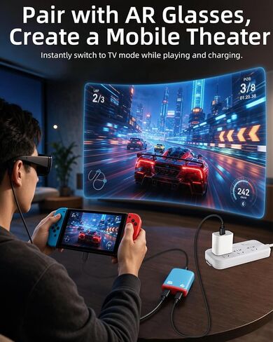 PD 100W USB C to AR Glasses and Charging Adapter in Saudi Arabia