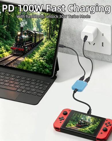 PD 100W USB C to AR Glasses and Charging Adapter in Saudi Arabia