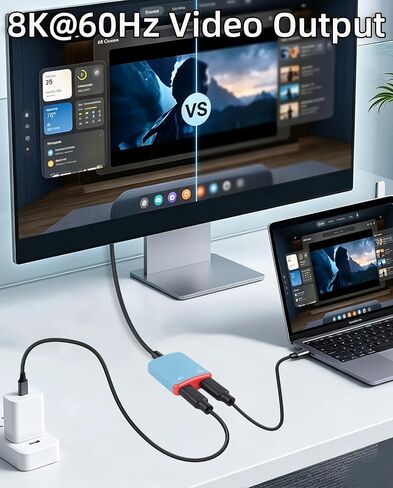 PD 100W USB C to AR Glasses and Charging Adapter in Saudi Arabia