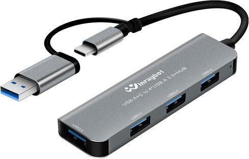 USB Hub Extrended Multiple Port USB 3.0 Hub with 5Gbps High Speed Data Transfer, Compatible with Window Mac Laptop Desktop iMac Surface Flash Drive HDD in Saudi Arabia