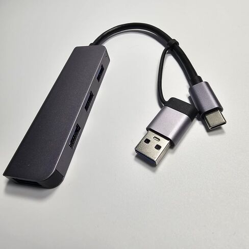 USB Hub Extrended Multiple Port USB 3.0 Hub with 5Gbps High Speed Data Transfer, Compatible with Window Mac Laptop Desktop iMac Surface Flash Drive HDD in Saudi Arabia