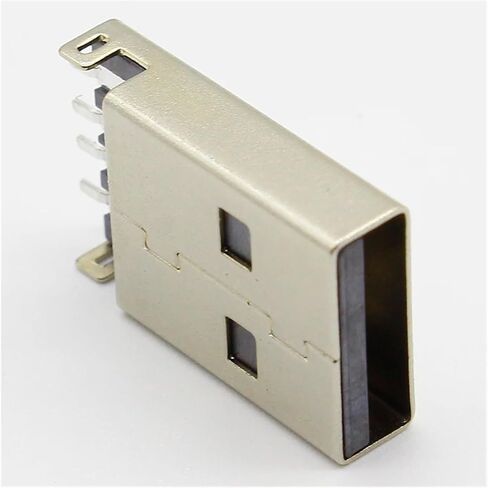 10pcs/lot USB 2.0 4Pin A Type Male SMT Connector Black G49 for Data Transmission Charging in Kuwait