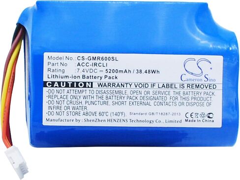 Cameron Sino Battery for Grace Mondo GDI-IRC6000, GDI-IRC6000R, GDI-IRC6000W PN:Grace Mondo Acc-IRCLI 5200mAh / 38.48Wh in Kuwait