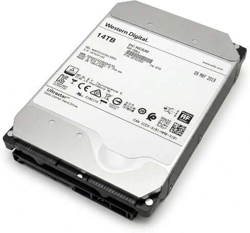 HGST/WD WUH721414AL5204 3.5" 14TB SAS 12Gb/s 7.2K 512M 0F31052 512e SE (He14) HDD (Renewed) in Kuwait