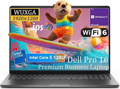 Dell Pro 16 Premium Business Laptop Intel Core 5, 16GB DDR5 RAM, 512GB SSD in Kuwait