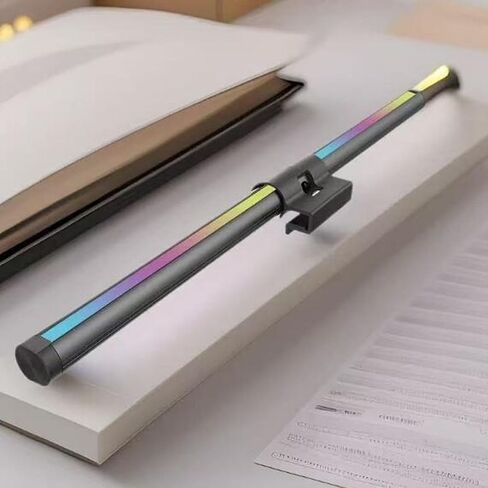 Monitor Light Bar, Eye Care USB Reading Lamp for Computer, Anti Asymmetric Light Bar with RGB Backlight, Adjustable Brightness & Touch Control, Ideal for Desk Use in Kuwait