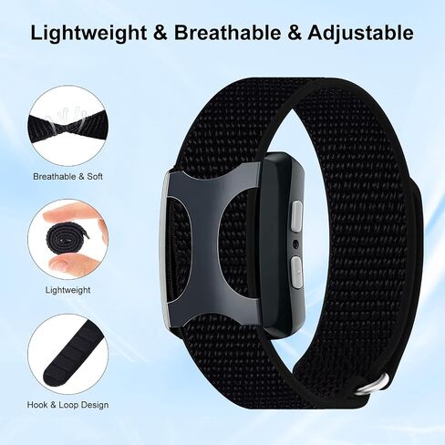 Wide Nylon Loop Strap Compatible with Apollo Neuro-Same As Original Band in Kuwait