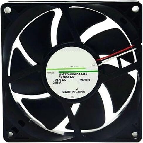 U92T24MHA7-53J56 DC 12V 0.08A 92x92x25mm 3-Wire Cooling Fan in Kuwait