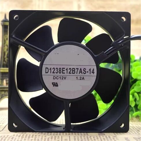Cooler Fan D1238E12B7AS-14 12038 12V 1.2A 12CM Cooling 120*120*38mm in Saudi Arabia