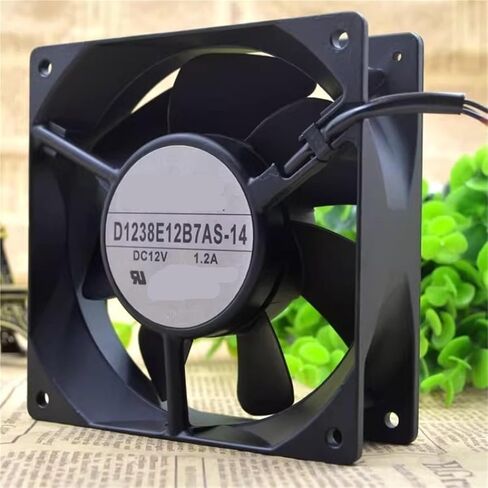 Cooler Fan D1238E12B7AS-14 12038 12V 1.2A 12CM Cooling 120*120*38mm in Saudi Arabia