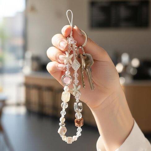 Beaded Camera Wrist Strap Cute Digital Camera Charm Lanyard for Women in Saudi Arabia
