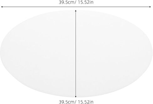 Acrylic Ceiling Lamp Diffuser Cover 15.5 Inch White in Kuwait