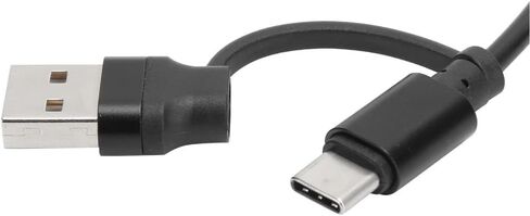 Aluminum Alloy Shell TypeC to Audio Sound Card 7.1/5.1 Surround External USB Adapter 96KHz DAC with Mic/Earphone Jack for Laptop Desktop in Kuwait