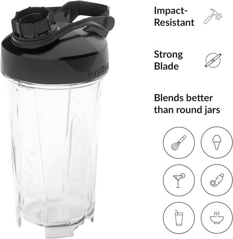 Blendtec 30oz* GO Bottle with Travel Lid, Clear in Kuwait