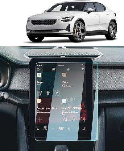 BIXUAN For 2021-2025 Polestar 2 (Single Motor/Dual Motor/BST edition 270) 11.2Inch Touchscreen Screen Protector, 2025 Accessories 9H Tempered Glass Infortainment Cover Anti-Fingerprints Scratch in Kuwait