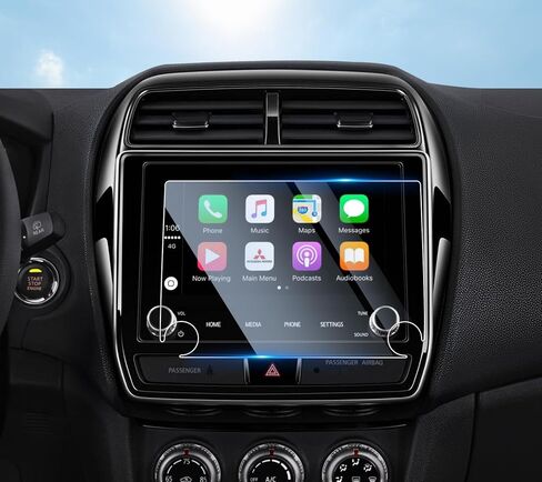 SHAOHAO 2025 Outlander Sport Screen Protector for 2021 2022 2023 2024 2025 Mitsubishi Outlander Sport Accessories (LE/SE/Ralliart/Trail Edition/GT/SEL) 8" Touchscreen HD 9H Glass Anti Fingerprint in Saudi Arabia