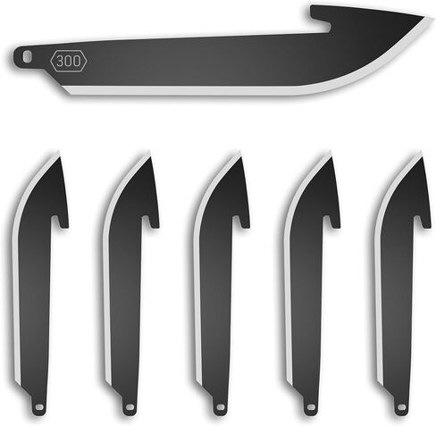 OUTDOOR EDGE 3.0" Onyx EDC with 3 Stainless & 6 Black Drop-Point Blade Pack | Pocket Knife with Replaceable Blades and Pocket Clip | The Perfect Razor Sharp EDC Knife in Kuwait