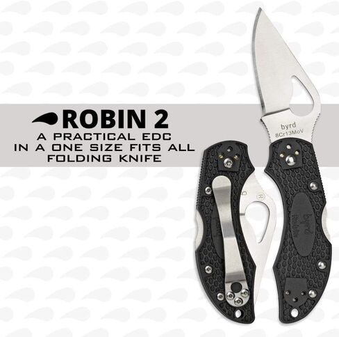 Spyderco Byrd Robin 2 Lightweight Folding Pocket Knife, PlainEdge in Kuwait