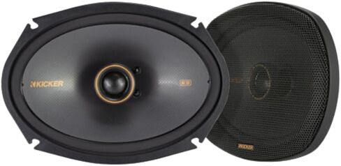 KICKER KS-Series 51KSC6504 6.5" Coaxial Speakers and 51KSC6904 6x9 Coaxial Speakers - High Power Handling, Polypropylene Woofer, Tough Rubber Surrounds in Kuwait