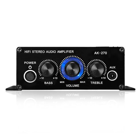 Mini Amplifier Clean Sound Powerful Portable Small Stereo Amplifier 2 Channel for Car Home 12V in Kuwait