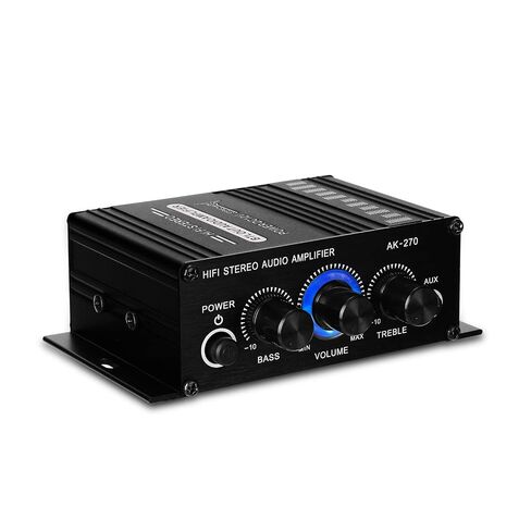 Mini Amplifier Clean Sound Powerful Portable Small Stereo Amplifier 2 Channel for Car Home 12V in Kuwait