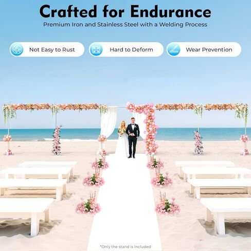 9.8 X 49.2 FT Pipe and Drape Stand, Wedding Garden Backdrop Stand in Kuwait