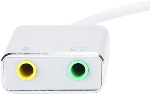 Aluminum Alloy 7.1 External Sound Card Adapter with Stable Transmission for Mobile Phones and Laptops in Kuwait