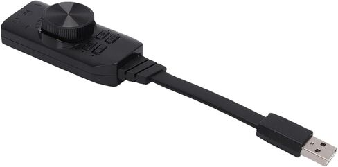 USB Sound Card 7.1 Surround Audio Adapter with Microphone Mute for PC Laptop Gaming Headphone in Kuwait