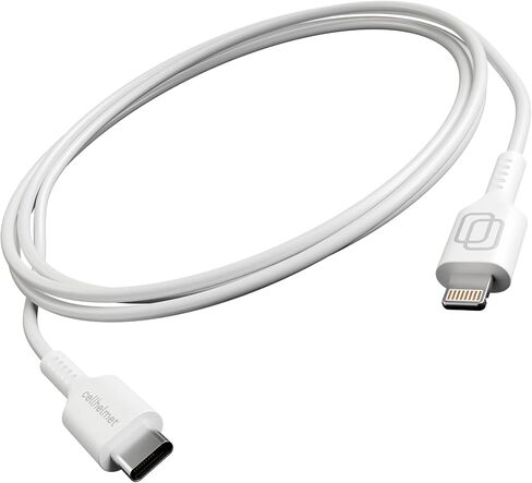 cellhelmet Lightning Charge Cable Type C for Apple - 3ft Round | As Seen on Shark Tank | in Retail Package in Kuwait