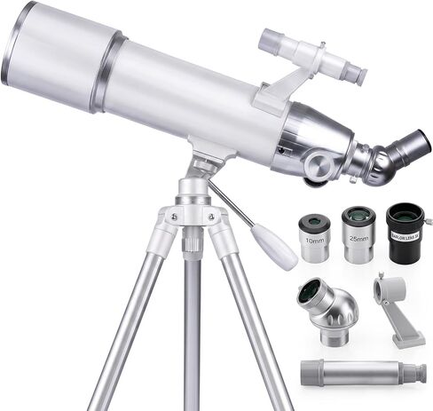 80mm Aperture, 500mm Refractor Telescope for Adults Lunar in Kuwait