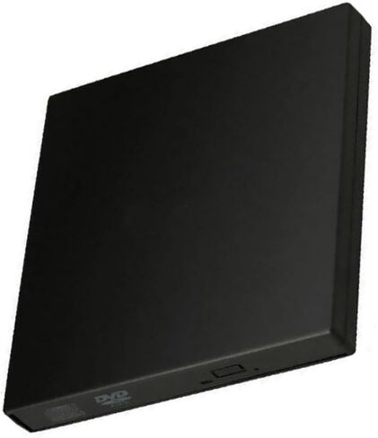 USB 2.0 External CD DVD RW Writer Burner Player with USB Data Power Cable for Laptop PC in Saudi Arabia