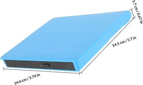 External CD DVD Drive USB 3.0 Ultra High-Speed Data Transfer External DVD Burner and CD Reader Compatible with Laptop and Desktop Pcs in Kuwait