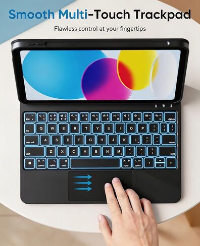 Keyboard Case for iPad 10th 11th Gen Floating Cantilever Stand in Kuwait
