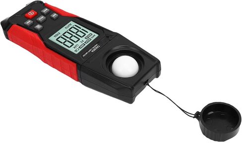 Digital Illuminance Light Meter, 0.1 to 200000LX Handheld Light Brightness Measurement Tool with LCD Screen for Photography, Measure, Meter, Photometer in Kuwait
