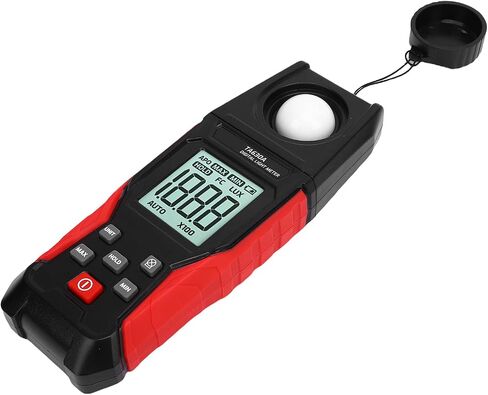 Diydeg Digital Illuminance Meter, LCD Digital Light Meter 0.1 to 200000LX Handheld Light Brightness Measurement Tool with LCD Screen for Photography in Kuwait