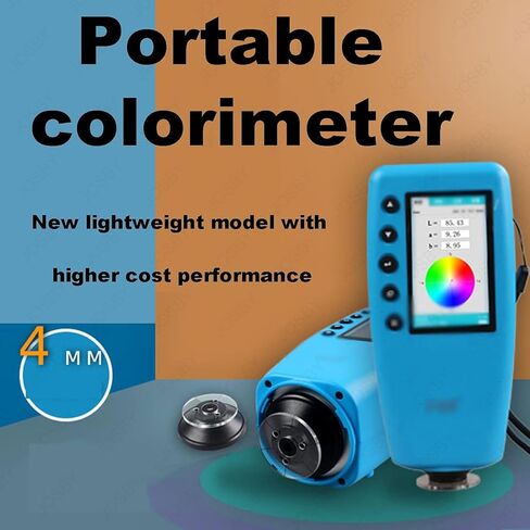 2.8-Inch Display Color Analyzer,Digital Precise Colorimeter Color Difference Meter Tester,4mm Measuring Diameter,Dual Positioning&Auto Calibration,for Color Checking in Kuwait