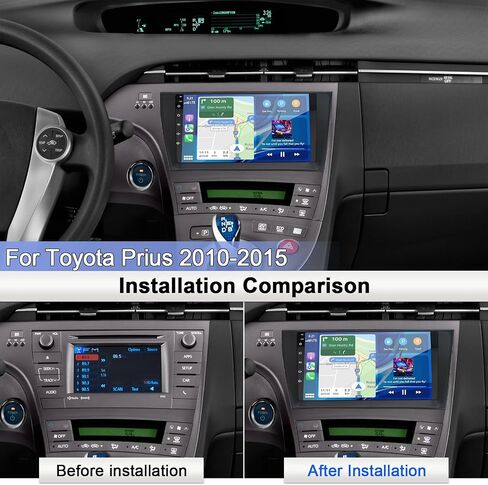 Android 15 Double Din 9" Car Radio Stereo for Toyota Prius 2010 2011-2015 in Kuwait