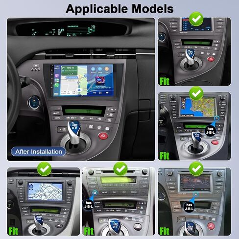 Android 15 Double Din 9" Car Radio Stereo for Toyota Prius 2010 2011-2015 in Kuwait